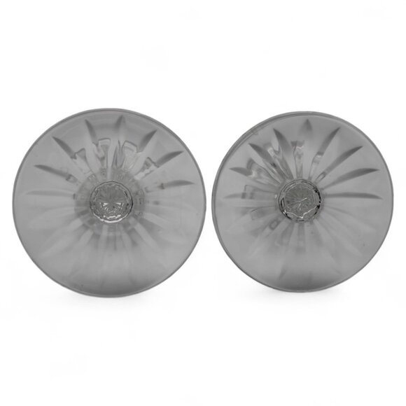 Galway Irish Crystal Candle Holders With Intricate Design - Set Of 2 - Picture 4 of 5